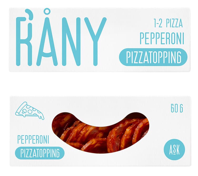 Råny Pizzatopping Pepperoni 60g Ask Gård