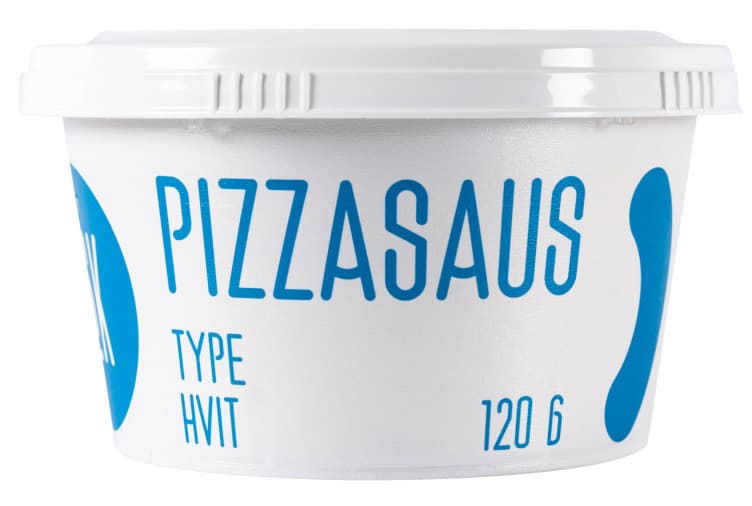 Pizzasaus Hvit Type 120g Ask
