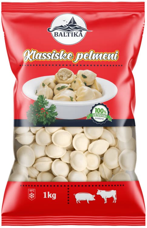 Pelmeni Klassiske 1kg Baltika