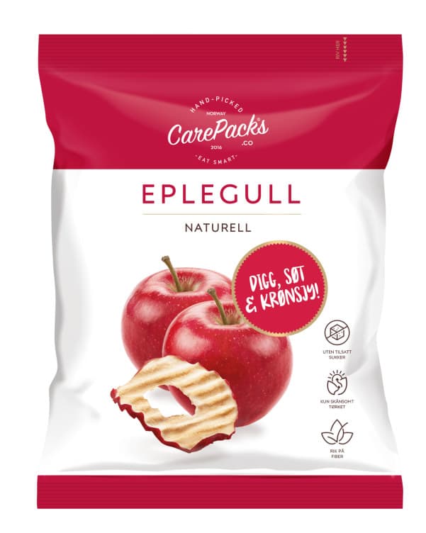 Eplegull Naturell 25g Carepacks