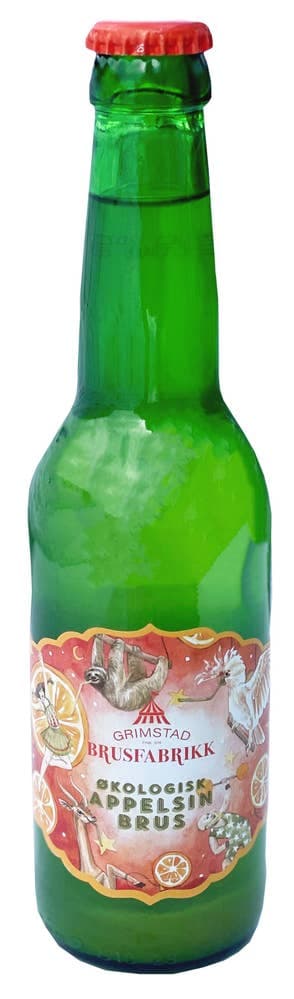 Økologisk appelsinbrus 330 ml