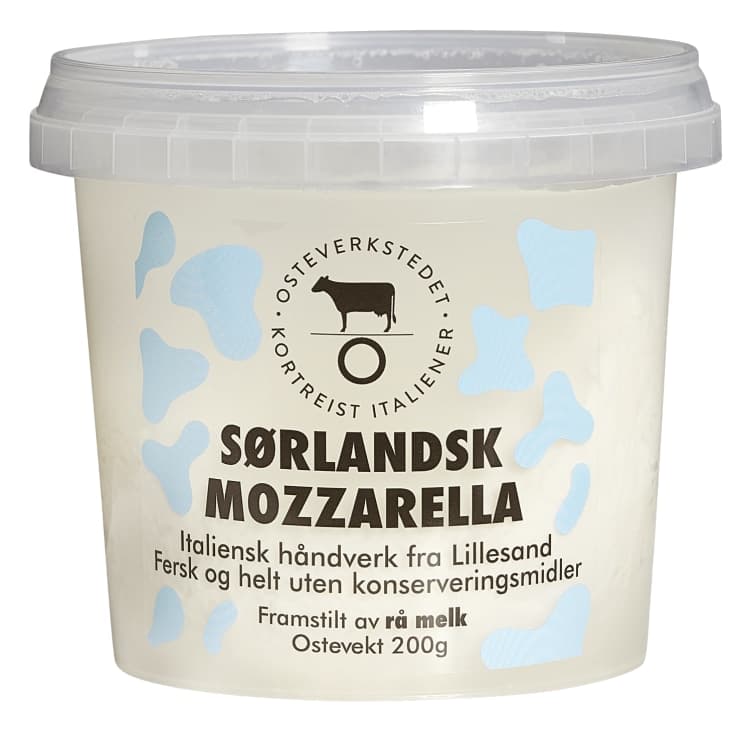 Mozzarella Sørlandsk 200g Osteverkstedet