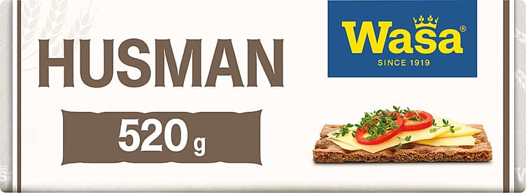 Husman Knekkebrød 520g Wasa