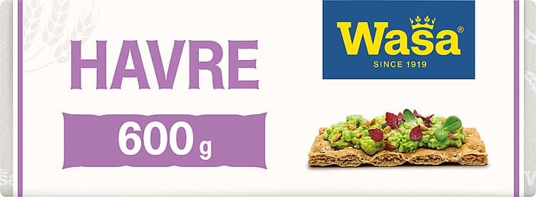 Havre Knekkebrød Økonomi 600g Wasa