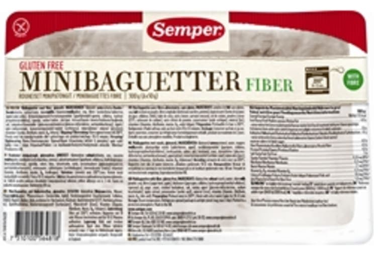 Fiberbaguetter glutenfri 300g Semper
