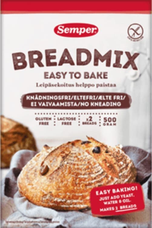 Brødmix glutenfri 460g Semper