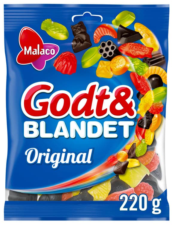 Godt&Blandet Original 220g Malaco