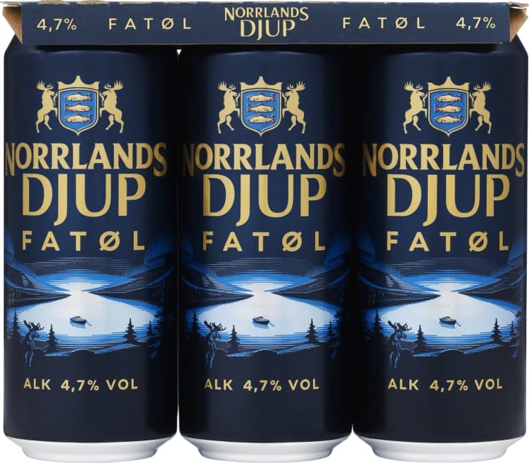 Norrlands Djup Fatøl 0,5lx6 boks