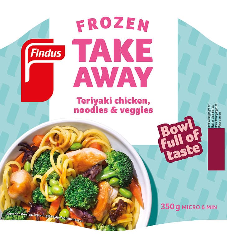 Teryiaki Chicken Noodles Bowl 350g Findus