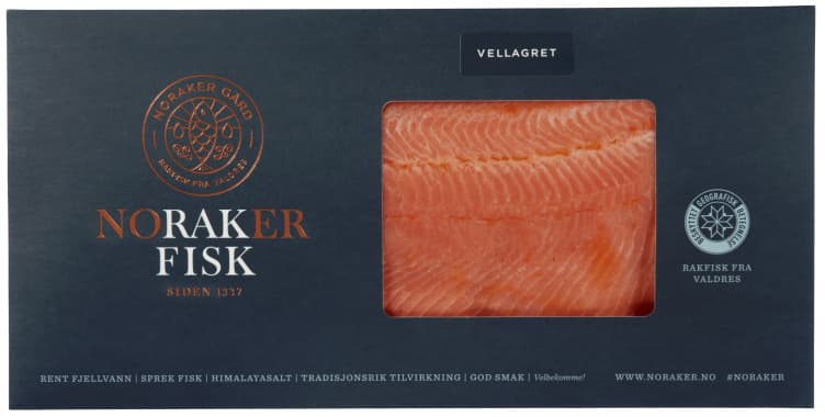 Rakfisk Filet Vellagret Ca300g Noraker Gård