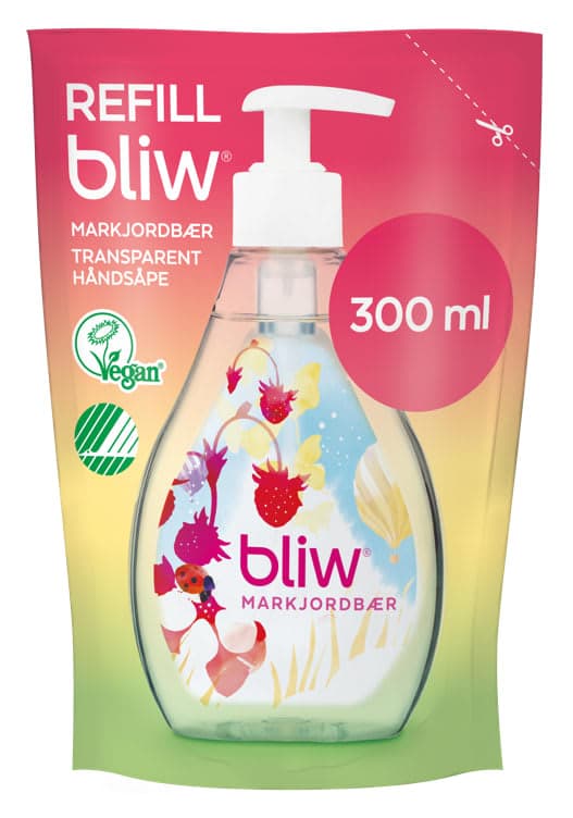 Bliw Håndsåpe Markjordbær Refill 300ml