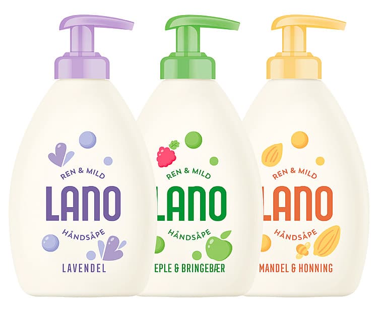 Lano Håndsåpe Duftverden Mix 300ml