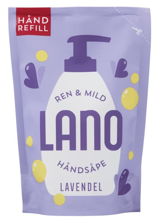 Lano Håndsåpe Lavendel Refil 300ml