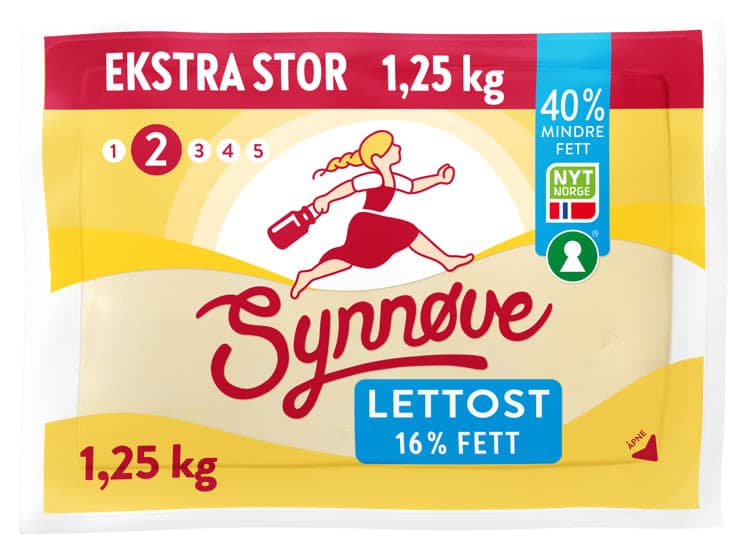 Gulost Lett 16% Ca1,25kg Synnøve 1,28 kg