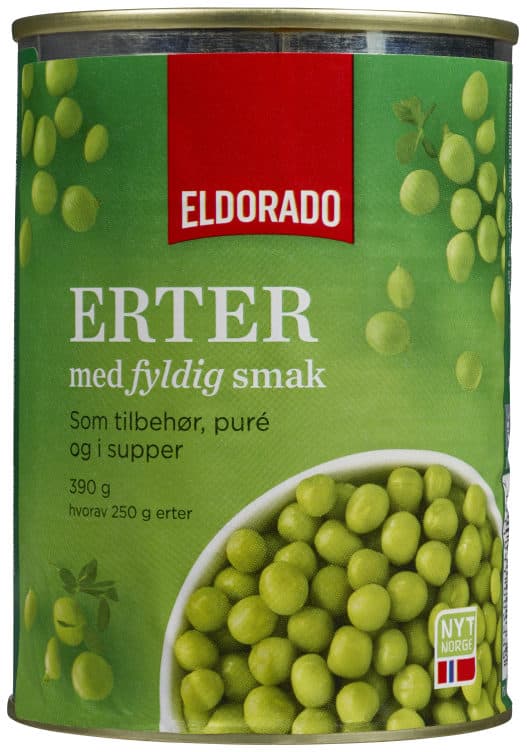 Erter Husholdning 410g Eldorado 390 g
