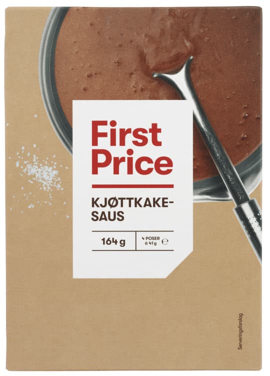 Kjøttkakesaus 4pk First Price 164 g