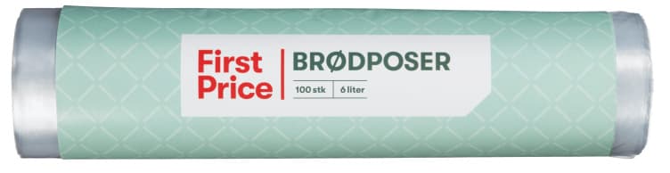 Brødposer 6l 100stk First Price