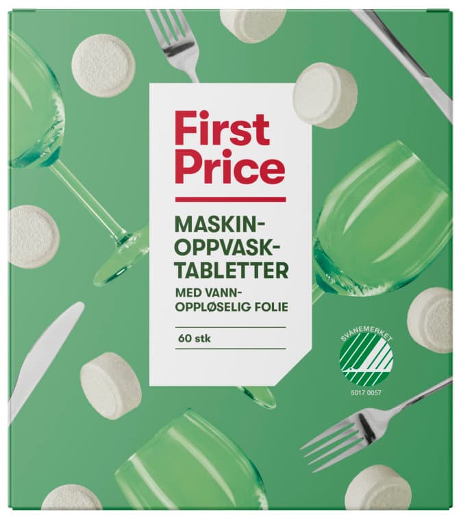 Maskinoppvask Tabletter 60stk First Price