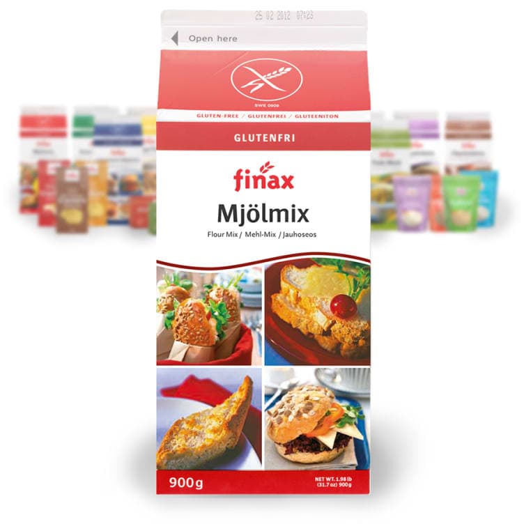 Mjølmix Fin glutenfri 900g Finax