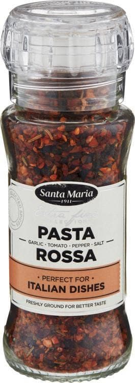 Pasta Rossa Hvitløk, tomat, pepper og salt, 80 g