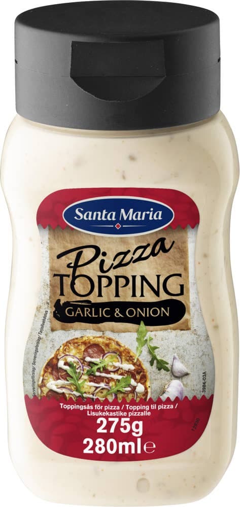Pizza topping Galric & Onion, 0,28 l