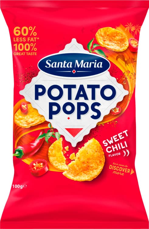 Potato Pops Sweet Chili 100g St.Maria