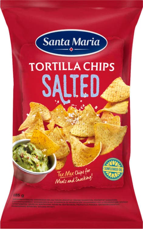 Tortilla Chips Salt 185g St.Maria