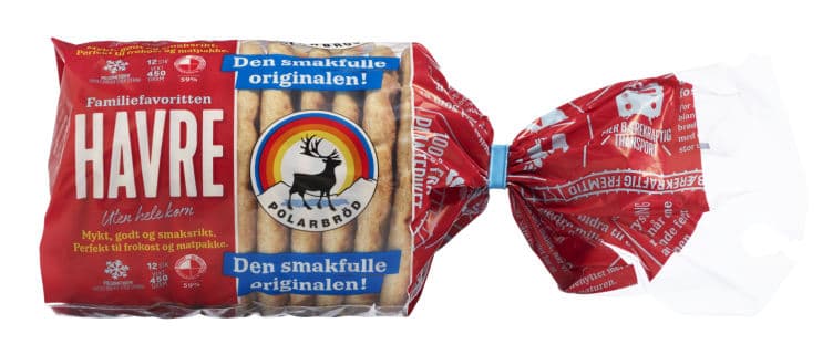 Polarbrød Havre 12stk 450g