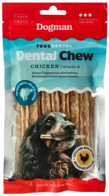 Tygg Dental m/Kylling 7stk Dogman 70 g