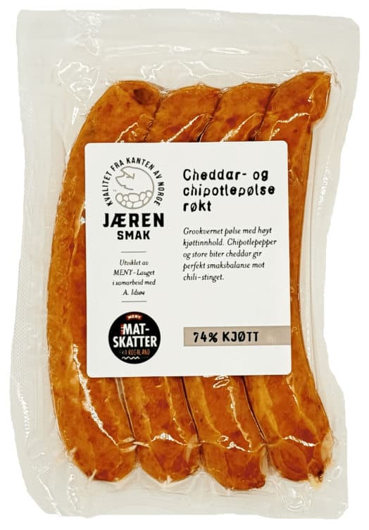 Pølse Cheddar &Chipotle Ca260g Meny