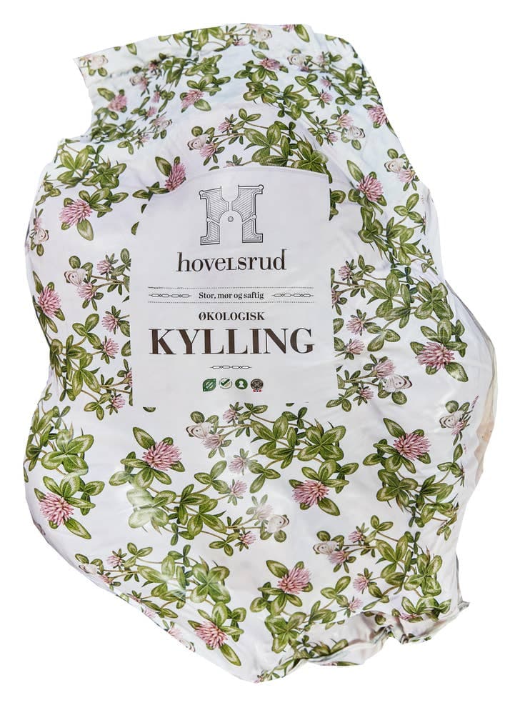 Økologisk hel kylling Fersk, ca. 2,4 kg