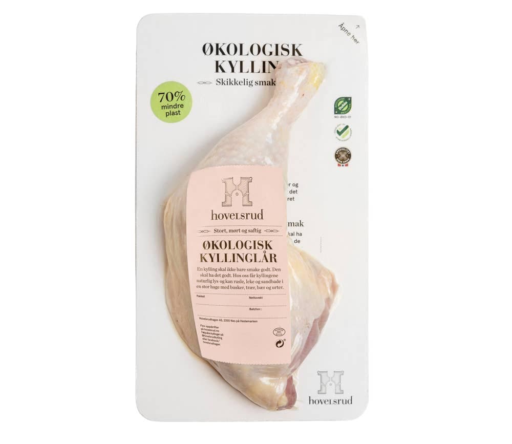 Økologisk kyllinglår Fersk, ca. 450 g