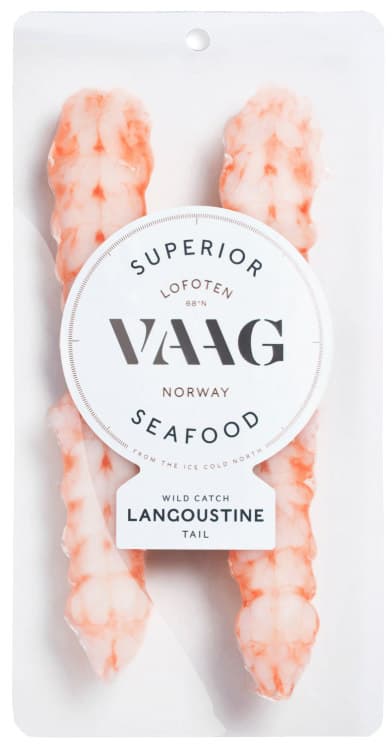 Sjøkreps Hale Rå Str 8/12 Ca120-160g Vaag