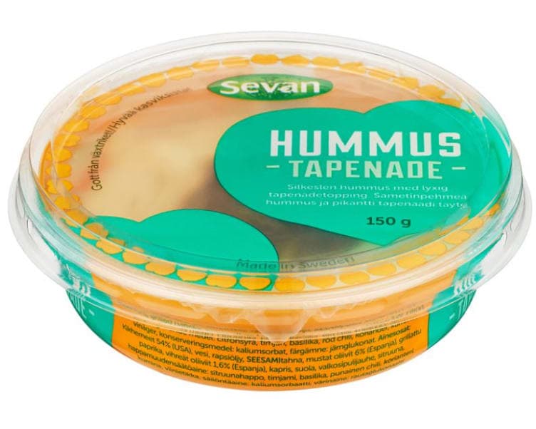 Hummus Fersk Tapenade 150g Sevan
