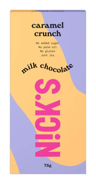 Nick's Chocolate Caramel Crunch 75g