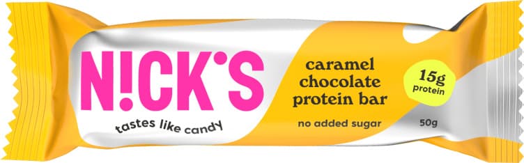 Nicks Protein Bar Caramel Chocolate 50g