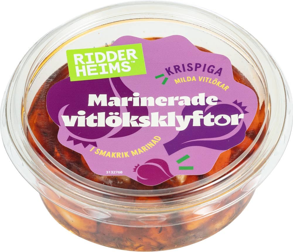 Marinerte hvitløksfedd 160 g