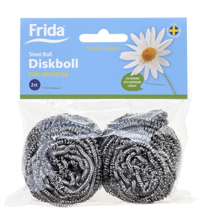Stålskrubb u/Såpe 2stk Frida
