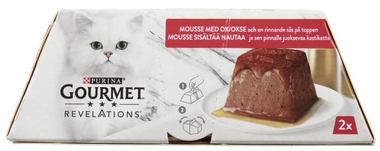 Gourmet Revelation Beef Mousse 114g Purina