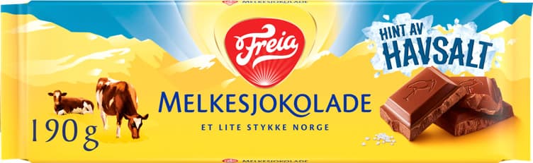 Melkesjokolade Havsalt 200g Freia