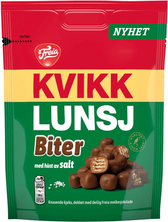 Kvikk Lunsj Biter 130g Freia