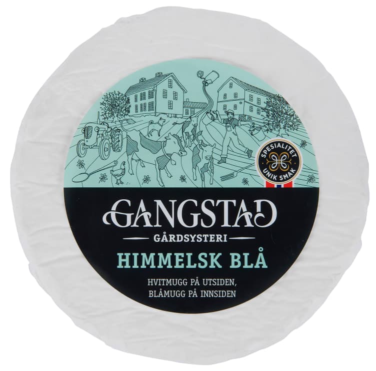 Himmelsk Blå Gangstad Gårdsysteri