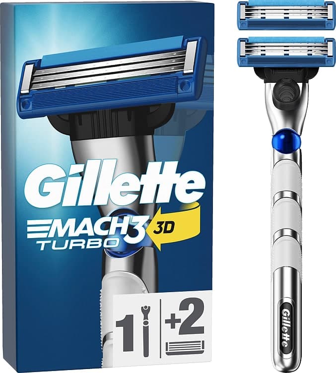 Barberhøvel Mach3 Turbo 2up Gillette