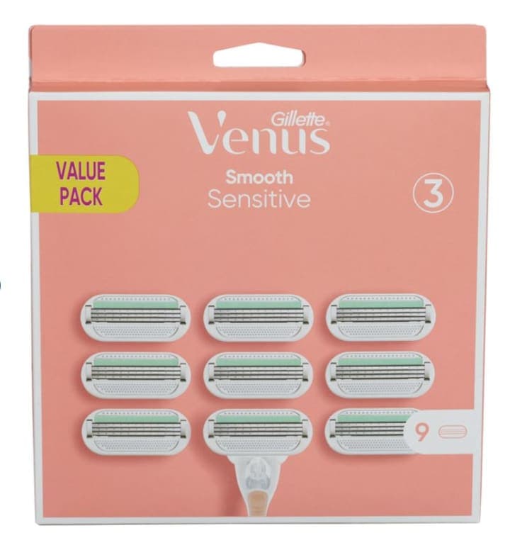 Venus Blader Smooth Sensitive 9stk Gillette