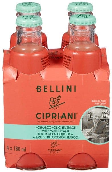 Bellini Mix Cipriani 4x180ml, 720 ml