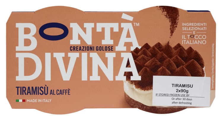 Tiramisu 2x90g Bonta Divina