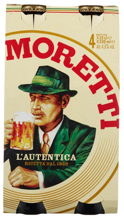 Birra Moretti 0,33lx4 flaske 1320 ml