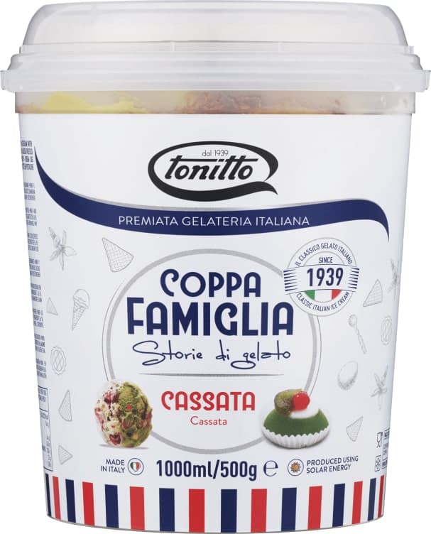 Iskrem Vanilje &Pistasj 1l Tonitto
