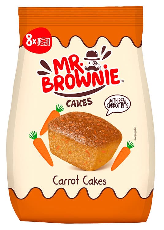 Carrot Cakes 200g Mr Brownie