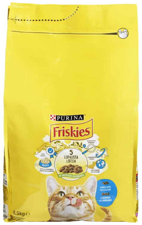 Friskies Laks/Grønnsaker Purina 3,5kg